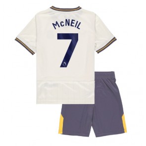 Everton Dwight McNeil #7 Dětské Alternativní dres komplet 2024-25 Krátký Rukáv (+ trenýrky)